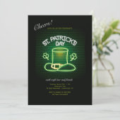 Invitation La Saint-Patrick Néon (Debout devant)