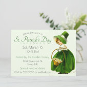 Invitation La Saint-Patrick vintage (Debout devant)