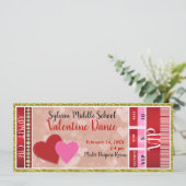 Invitation La Saint Valentin admet une danse VIP (Debout devant)