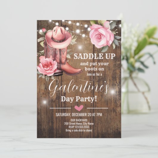 Invitation La Saint-Valentin de l'Ouest (Debout devant)