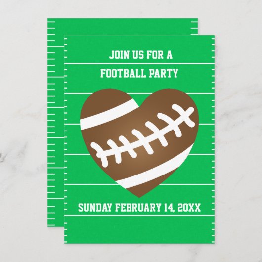 Invitation La Saint Valentin se réunit (Devant / Derrière)