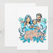 Invitation La Sainte Famille (Devant / Derrière)