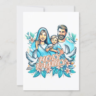 Invitation La Sainte Famille