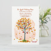 Invitation La Saison de la Cueillette des Pommes (Debout devant)