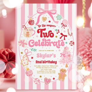 Invitation La saison deux célèbre Noël 2e anniversaire