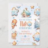 Invitation La saison DEUX célébrer Blue boy 2e anniversaire (Devant)