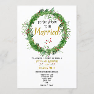 Invitation La Saison pour se Marier Mariage de verdure hive
