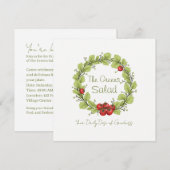 Invitation La salade des Verts (Devant / Derrière)