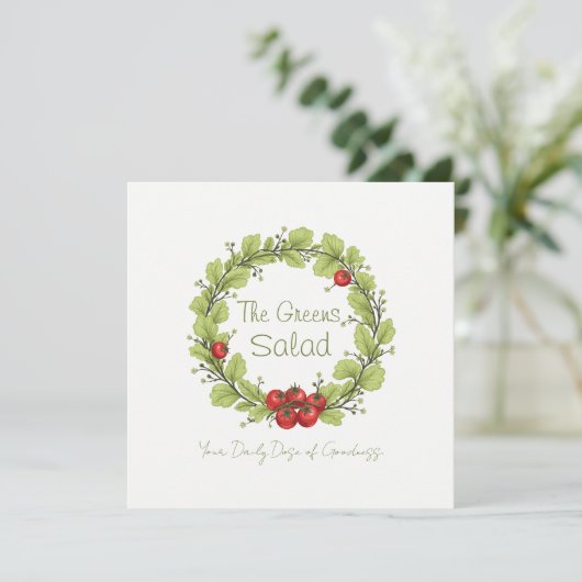 Invitation La salade des Verts (Debout devant)