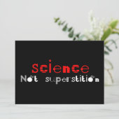 Invitation La science, pas la superstition (Debout devant)