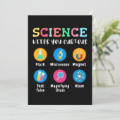 Invitation La science vous garde curieux (Debout devant)