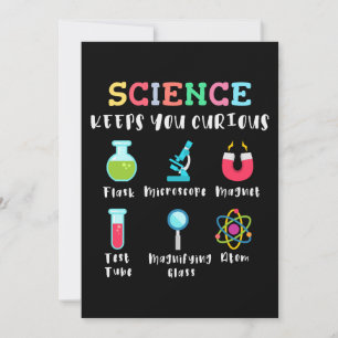 Invitation La science vous garde curieux