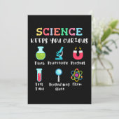 Invitation La science vous garde curieux (Debout devant)
