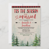 Invitation La sériole d'hiver C'est la saison du mariage (Devant)