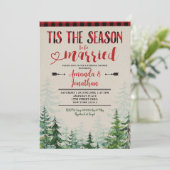 Invitation La sériole d'hiver C'est la saison du mariage (Debout devant)