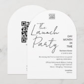 Invitation La soirée de lancement (Devant / Derrière)