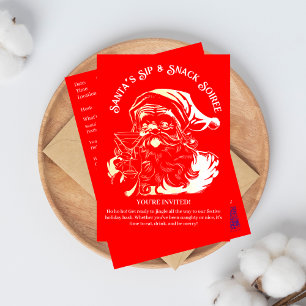 Invitation La Soirée de Noël du Père Noël : Boissons et Gourm