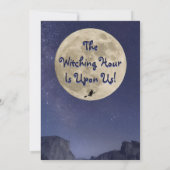 Invitation La Sorcière À La Fête ?-Pleine lune La Fête D'Hall (Dos)