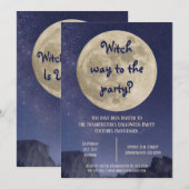 Invitation La Sorcière À La Fête ?-Pleine lune La Fête D'Hall (Devant / Derrière)