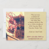 Invitation La superbe pagode fleurit les prunes de Bambou Pri (Dos)