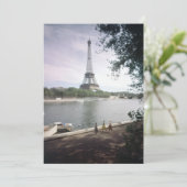 Invitation La Tour Eiffel. Paris, vers 1960. (Debout devant)