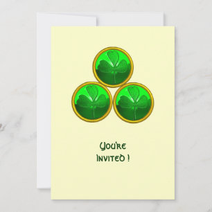 INVITATION LA TRINITÉ DU TRÈFLE DE LA SAINT-PATRICK