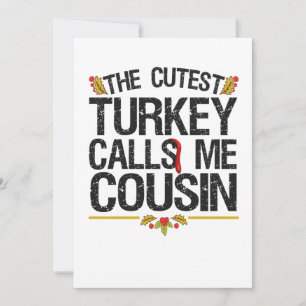 Invitation La Turquie la plus maudite m'appelle Cousin Thanks