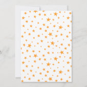 Invitation La typographie Casquette de sorcière fête d'Hallow (Dos)