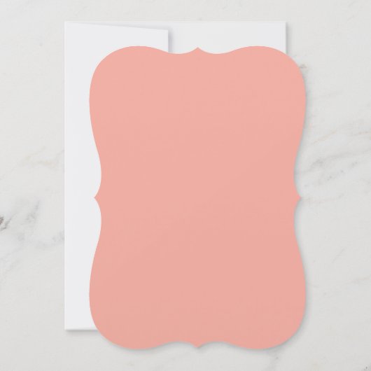 Invitation La Typographie Moderne Peach Jamais Après Chalkboa (Dos)