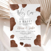 Invitation La vache sainte Nous avons un bébé ferme douche