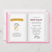 Invitation La vache s'est cognée au-dessus du Baby shower des (Devant)