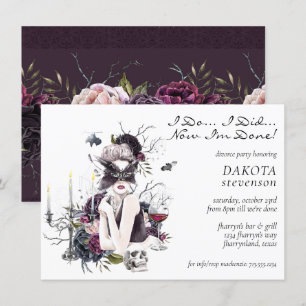 Invitation La Vampiresse   Divorce Party Glamour Gothique