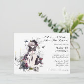 Invitation La Vampiresse | Divorce Party Glamour Gothique et  (Debout devant)