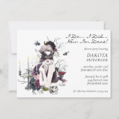 Invitation La Vampiresse | Divorce Party Glamour Gothique et  (Devant)