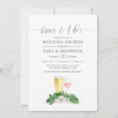 Invitation La Végétation Tropicale Se Déroule Avant Le I Dos (Devant)