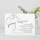 Invitation La veille, Dîner de répétition Mariage (Debout devant)