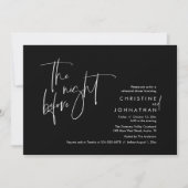 Invitation La veille, Dîner de répétition Mariage (Devant)