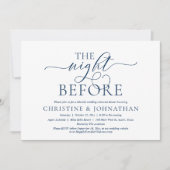 Invitation La veille, Dîner de répétition Mariage Invitat (Devant)