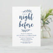 Invitation La veille, dîner de répétition Mariage russe (Debout devant)