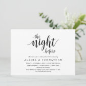 Invitation La veille, Soirée de répétition Mariage (Debout devant)