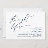 Invitation La veille, Soirée de répétition Mariage (Devant)