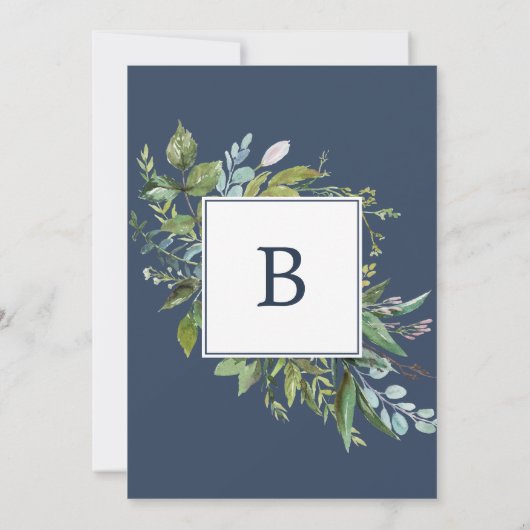 Invitation La verdure d'été Le Mariage de (Dos)