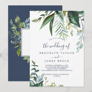 Invitation La verdure d'été Le Mariage de