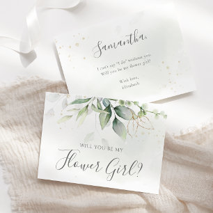 Invitation La verdure d'eucalyptus sera-t-elle ma demoiselle 