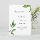 Invitation La verdure Les deux ensembles de parents ont fait (Debout devant)