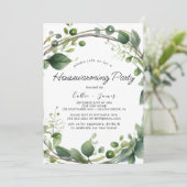 Invitation La verdure luxuriante et la fête de l'eucalyptus (Debout devant)