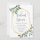Invitation La verdure naturelle | Bridal ou Baby shower virtu (Devant)