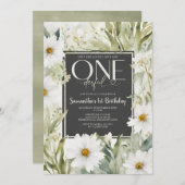 Invitation La verdure n'est-elle pas superbe 1ère Fleurs d'an (Devant / Derrière)