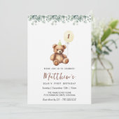 Invitation La verdure Porte n'importe quel âge anniversaire (Debout devant)