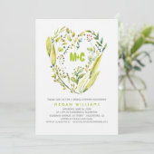 Invitation La verdure rustique de région boisée tressent la (Debout devant)